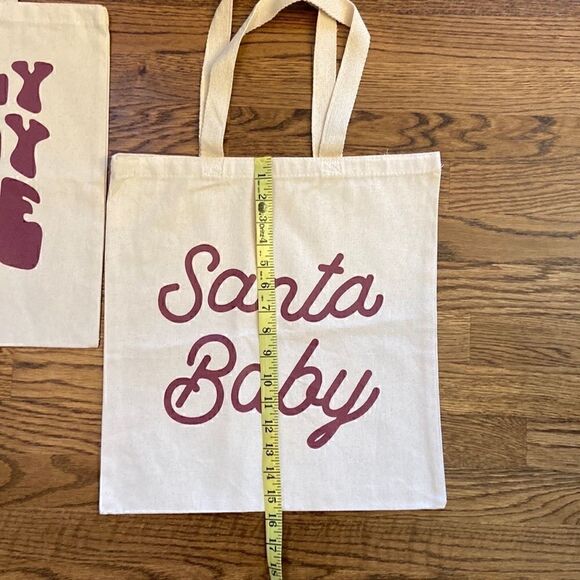 new! Bundle of 2 Holiday Tote Bags - Picture 2 of 7